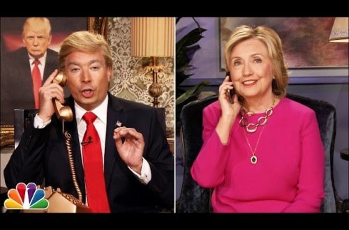 Jimmy Fallon Interviews Hillary Clinton As Donald Trump
