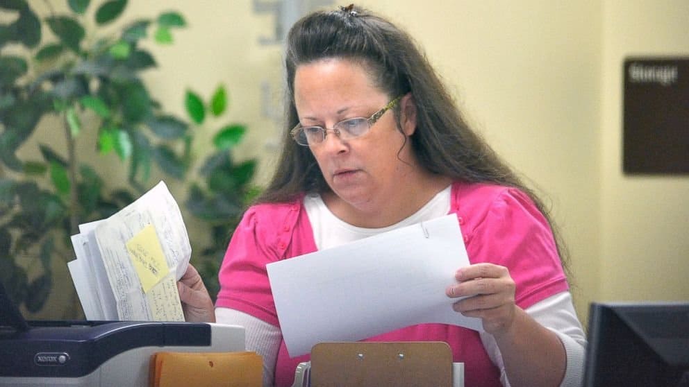 Kentucky Clerk Is Denying Gay Marriage, Says God Overrules Supreme Court