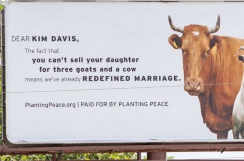 Kim Davis Taunted By Billboard Erected By Gay Rights Group In Home Town