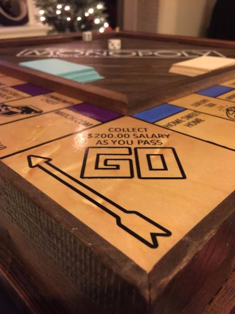 Man Proposes Using A Handmade Monopoly Board