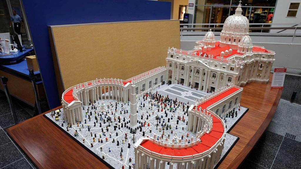 Priest Spends 10 Months Building Lego Vatican Replica