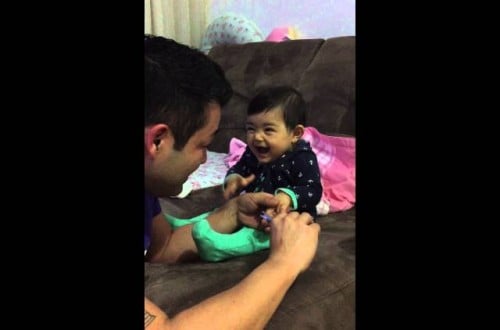 Toddler Gets Her Nails Cut, Her Reaction Is Adorable