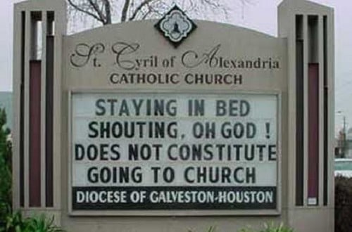 10 Hilarious Church Signs That Will Make You Laugh