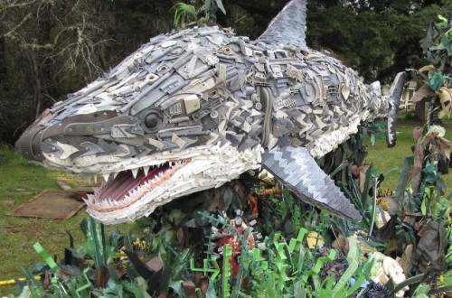10 Thought Provoking Sculptures Made From Beach Waste