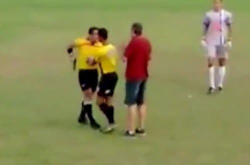 Soccer Referee Pulls Gun On Player Who Kicked Him