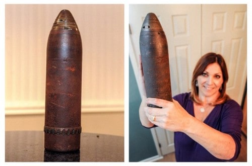 Woman Unknowingly Used Unexploded Bomb As Vase For 30 Years
