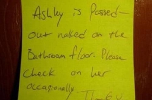 10 Hilarious Notes Left By Roommates