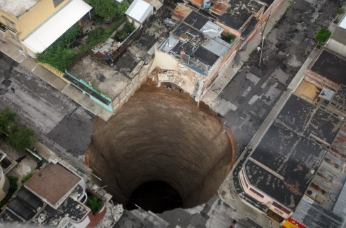 10 Of The Most Terrifying Sinkholes To Ever Appear