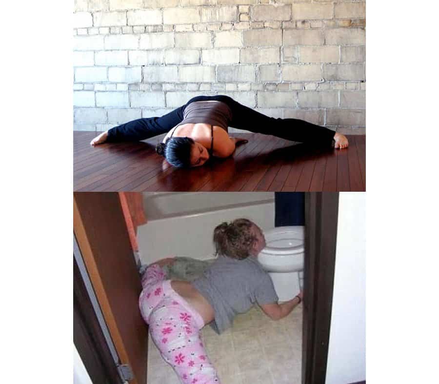 10 Of The Best Drunk Yoga Poses