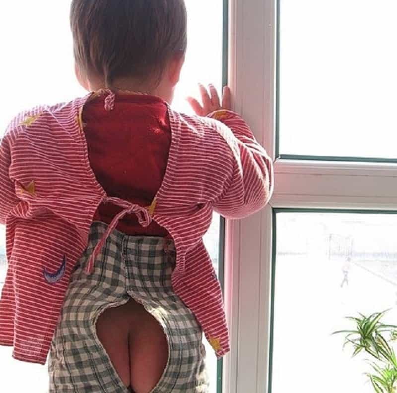 Instead, infants often wear split pants so they can poo whenever they need ...