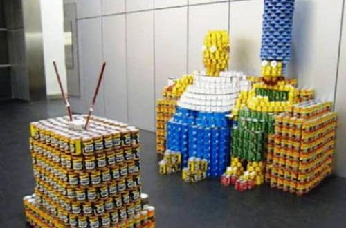 10 Brilliant and Innovative Arrangements Using Nothing But Cans