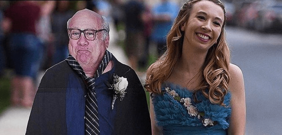 Girl Takes Cardboard Cutout Of Danny DeVito To Prom & His Response Is Hilarious
