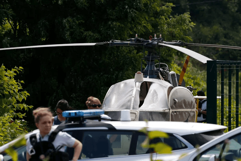 Robber And Murderer Escapes French Prison In Helicopter