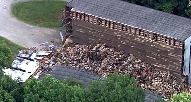 1 Million Gallons Of Bourbon Destroyed In Warehouse Collapse