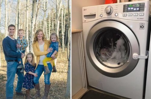Terrifying Moment 3-Year-Old Gets Locked In A Washing Machine