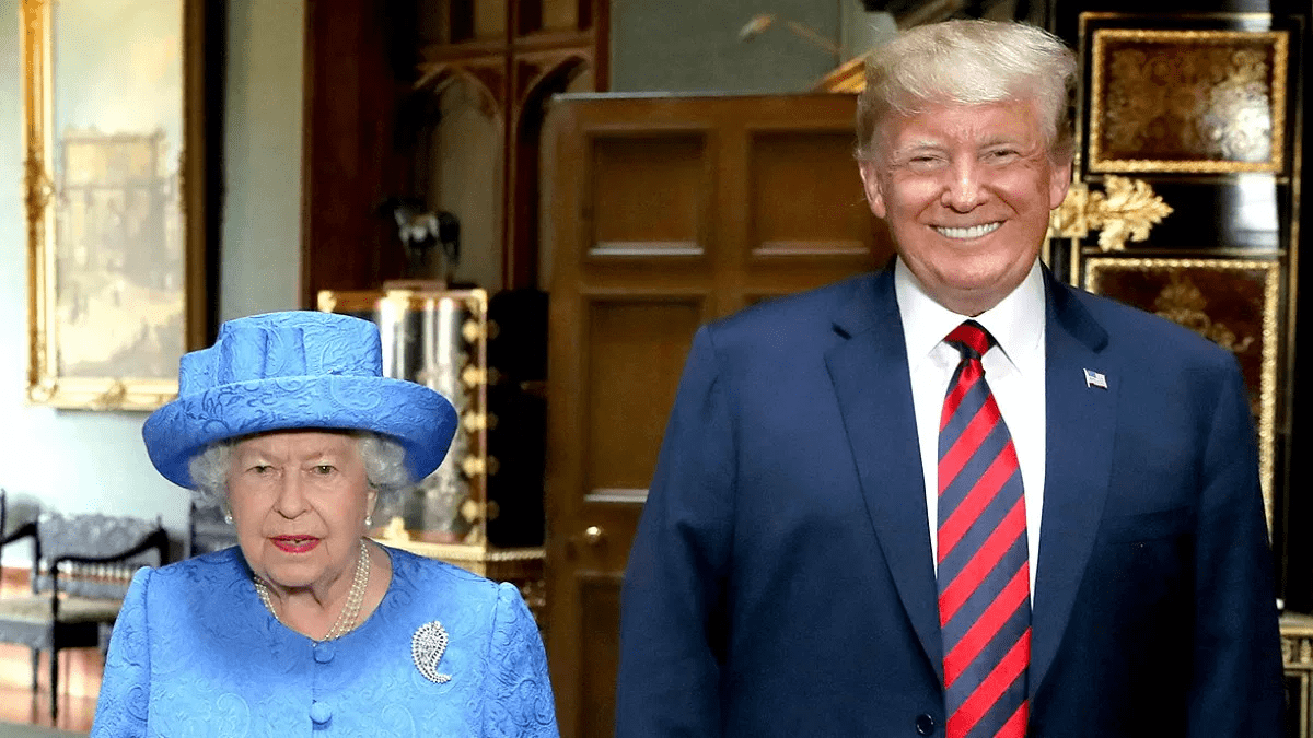 The Queen Trolled Trump With A Brooch During His Visit