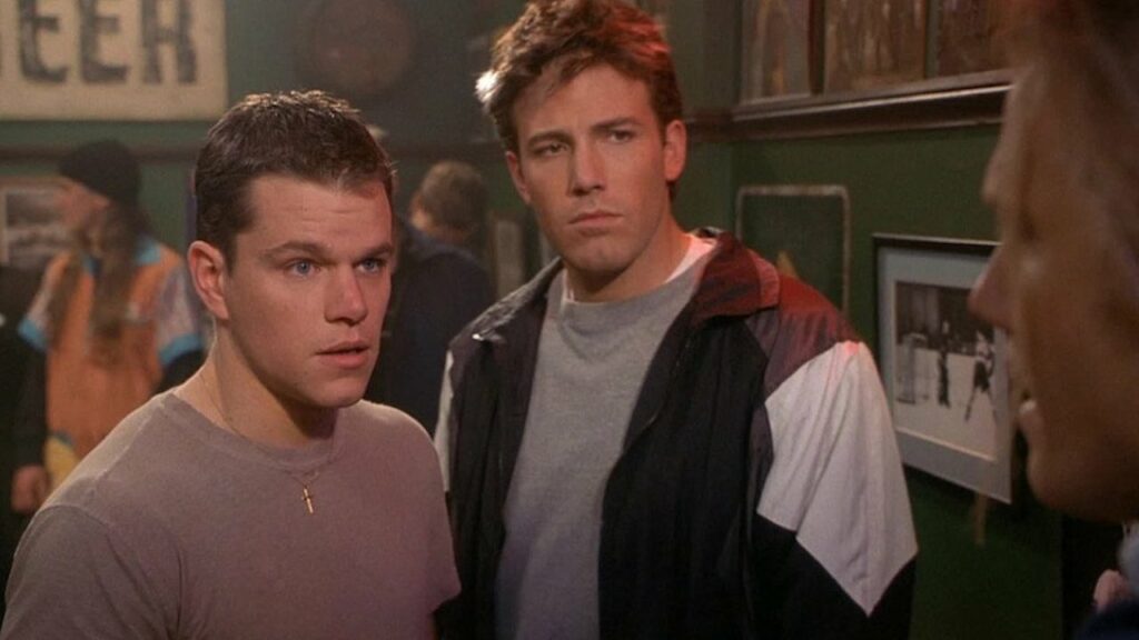 Ben Affleck and Matt Damon in Good Will Hunting (1997)